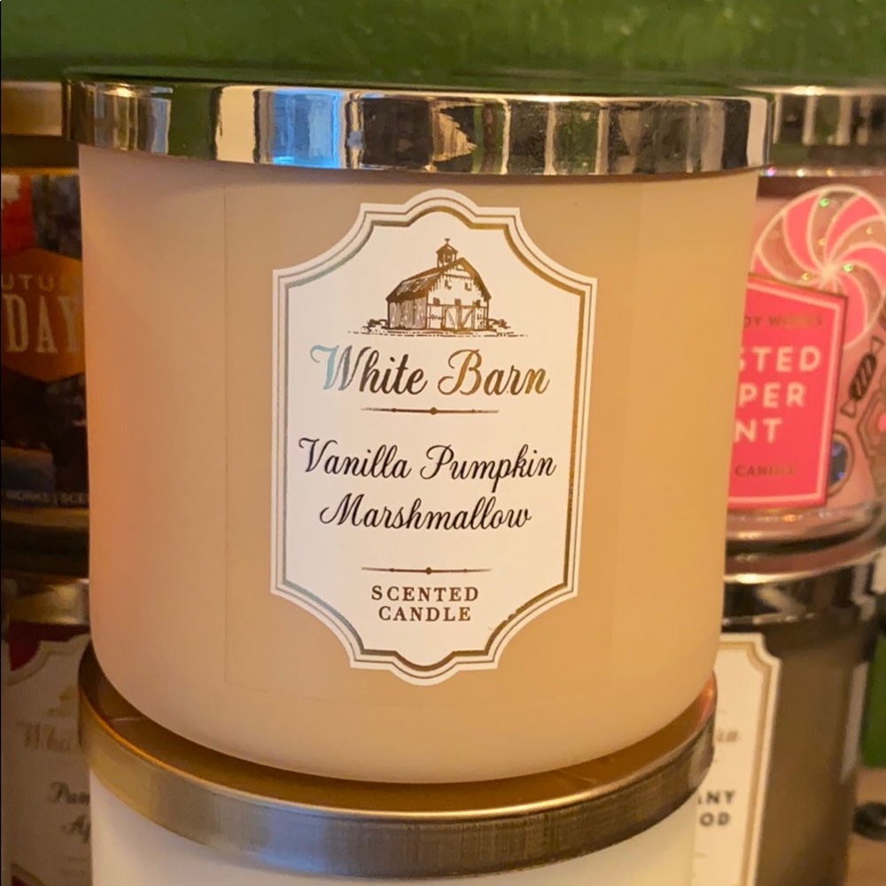 New BBW Vanilla Pumpkin Marshmallow Candle